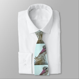 White Stork With Incredulous Expression Tie