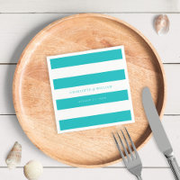 White Stripes & Editable Colour Nautical Wedding