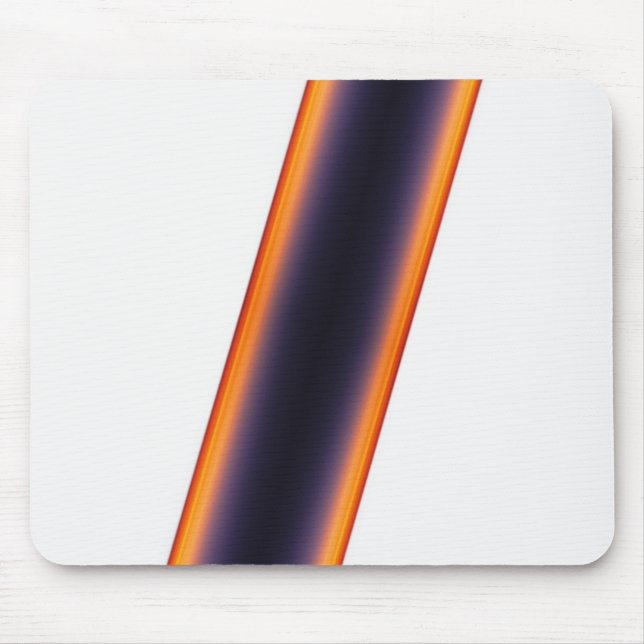 White Stripes Mouse Mat (Front)