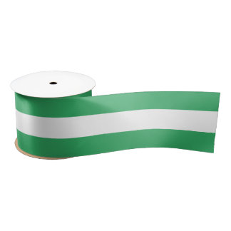 White Stripes Pattern {pick your background color} Satin Ribbon