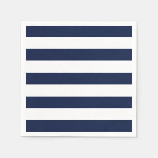 White Stripes Pattern {pick your background colour Napkin