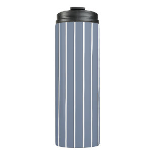 White Stripes Thermal Tumbler