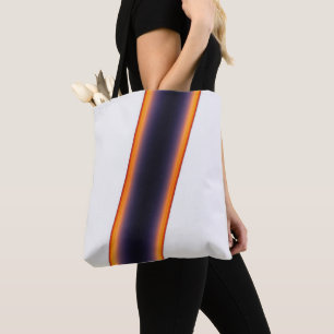 White Stripes Tote Bag