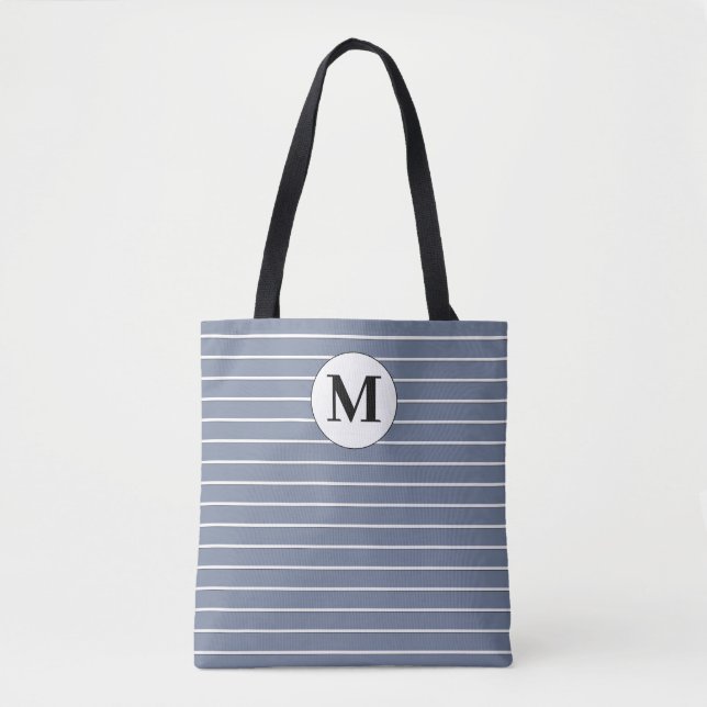White Stripes Tote Bag (Front)