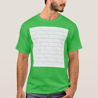 white subway tile contemporary decor T-Shirt