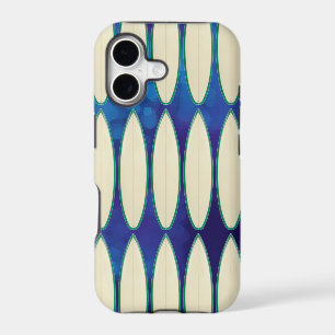 white surfboard pattern