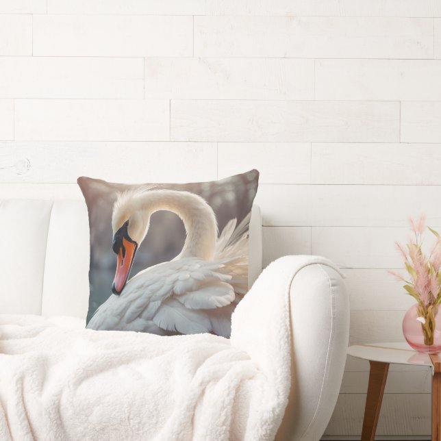 *~* White Swan Art Nouveau SC1 Tranquil Cushion (Couch)