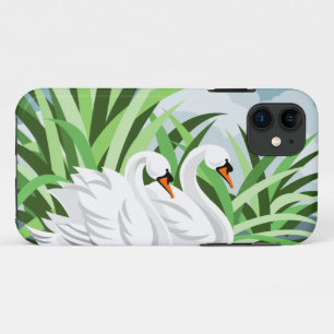 White Swan iPhone 11 Case