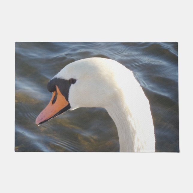 White Swan Door Mat (Front)