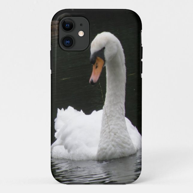 White Swan iPhone Case (Back)