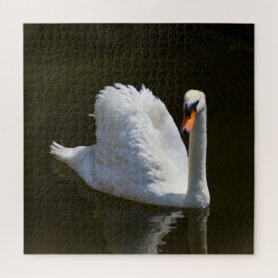 White swan jigsaw puzzle