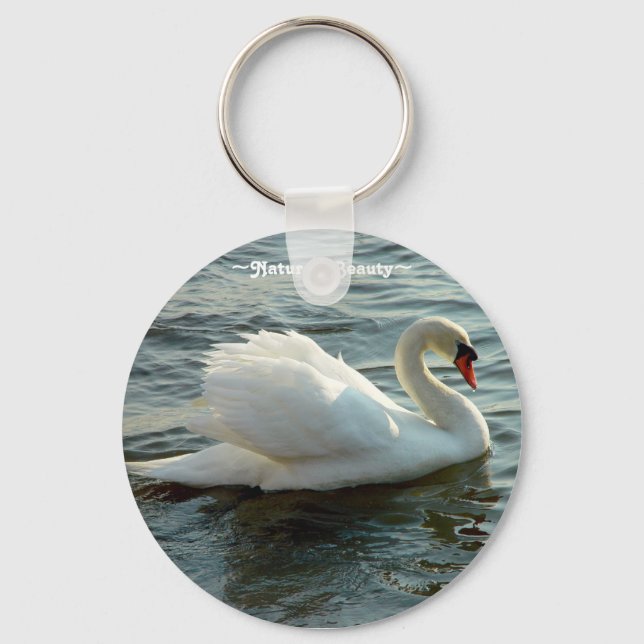 White Swan Key chain (Front)