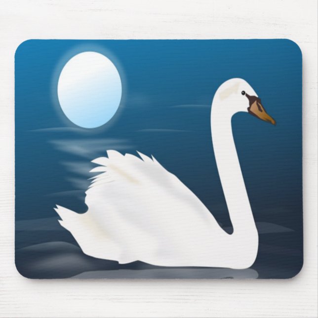 WHITE SWAN MOUSE MAT (Front)
