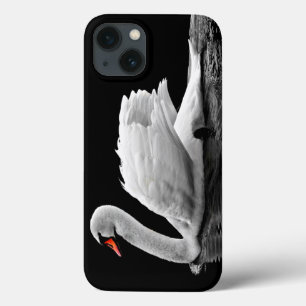White Swan on Lake iPhone 13 Case