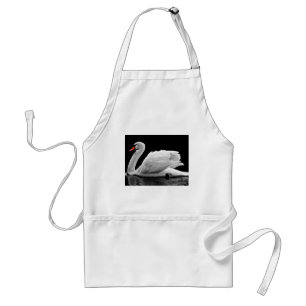White Swan on Lake Standard Apron