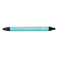 White Swan on Robin Egg Blue Minimalist