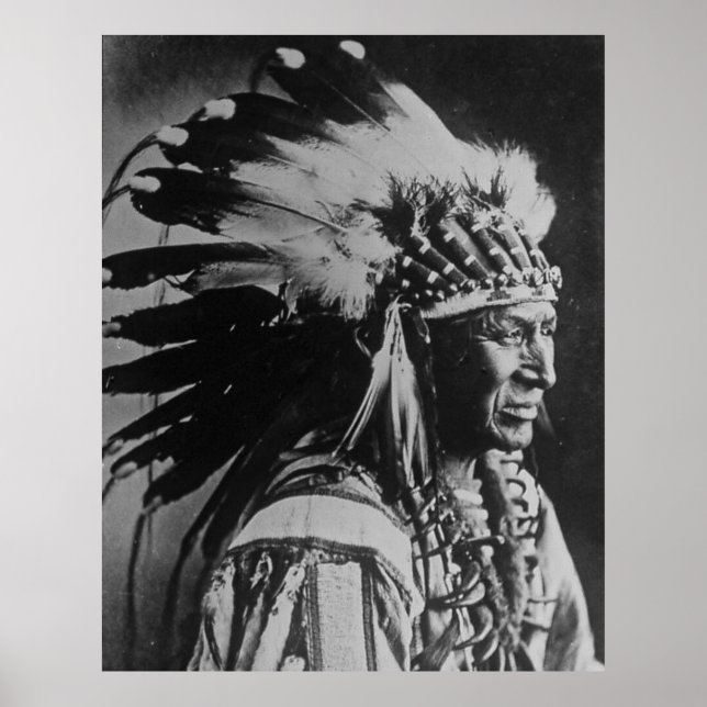 White Swan Sioux Chief Native American Poster (Front)