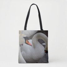 White Swan Tote Bag