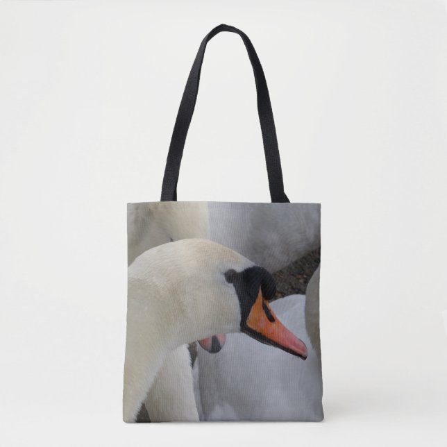 White Swan Tote Bag (Front)