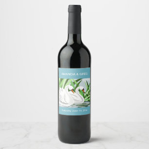 White Swan WIne Bottle label
