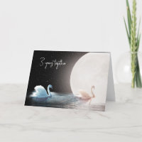 White Swans and Moon 3rd Anniversary