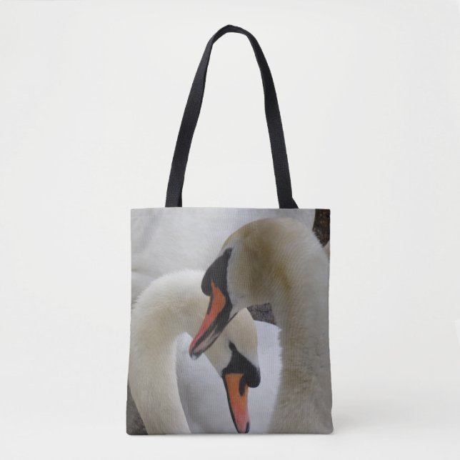 White Swans Tote Bag (Front)