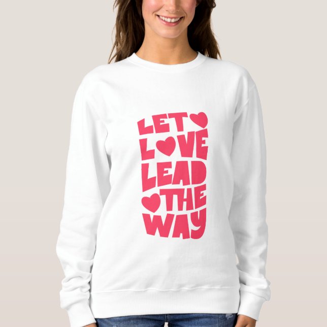 white sweat shirt  (Front)