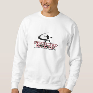 white sweatshirt