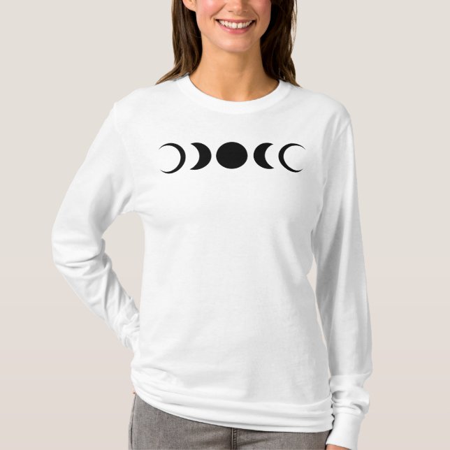 White sweatshirt with an echo T-Shirt (Front)