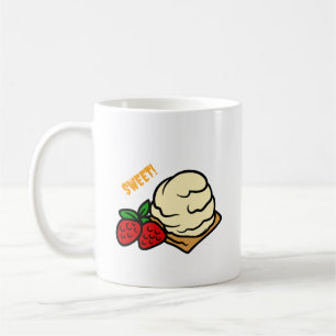 White Sweet Cake Coffee Cup