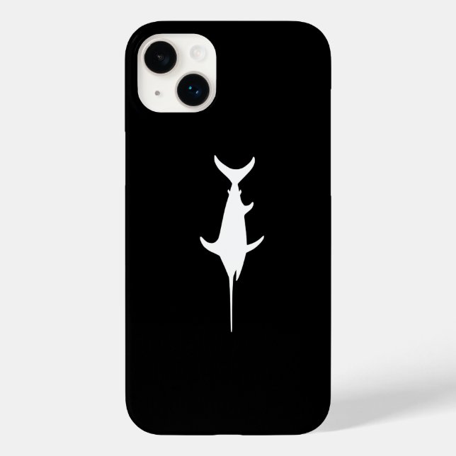 White Swordfish Case-Mate iPhone Case (Back)