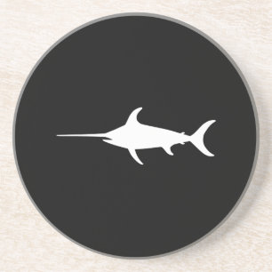 White Swordfish Coaster