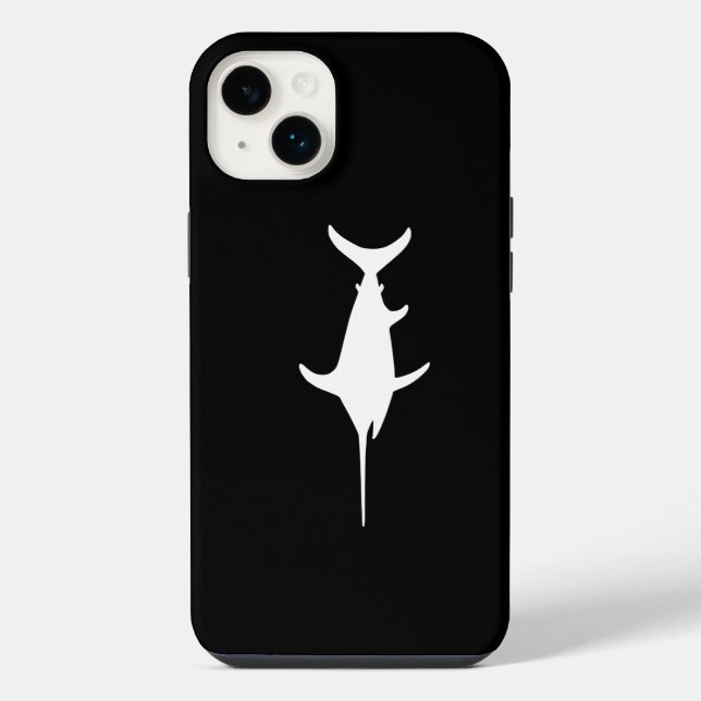 White Swordfish iPhone Case (Back)