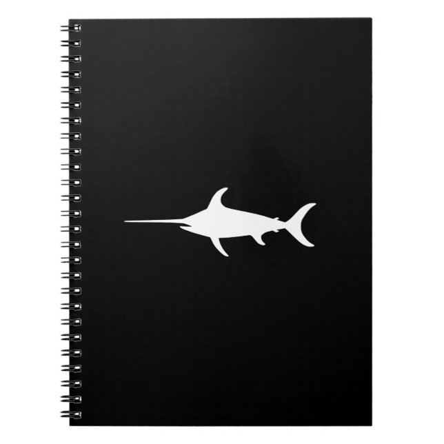 White Swordfish Notebook (Front)