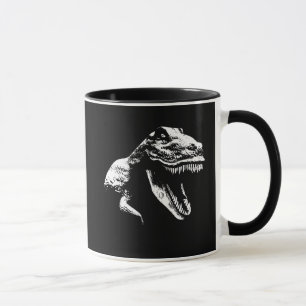 White T Rex Mug
