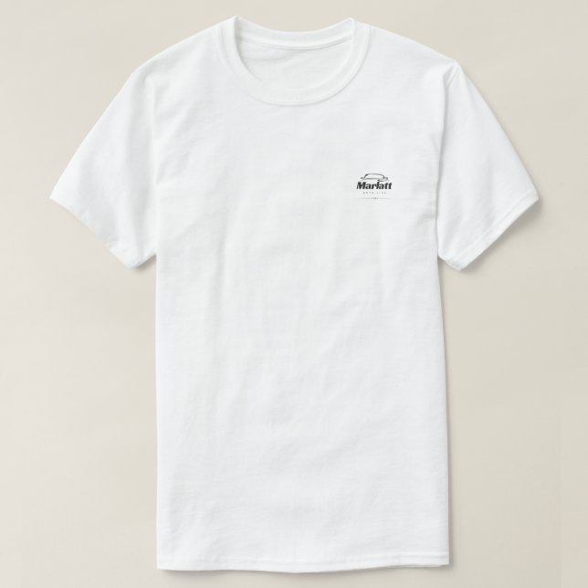 White T-Shirt   (Design Front)