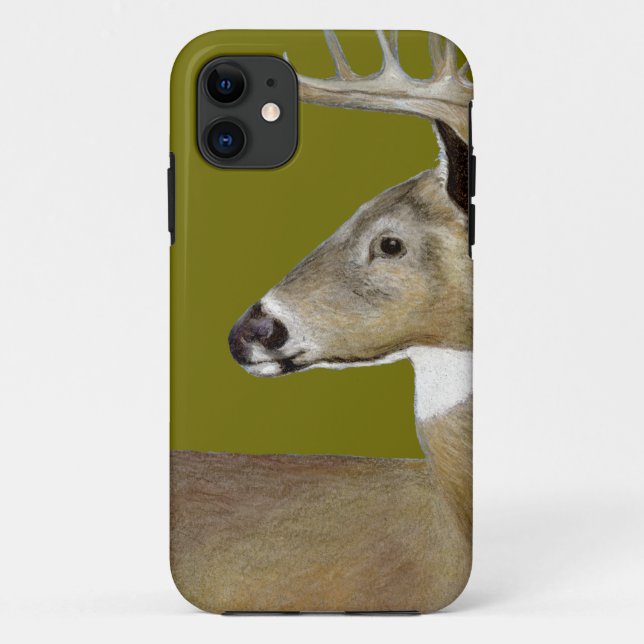 White Tail Buck Case-Mate iPhone Case (Back)
