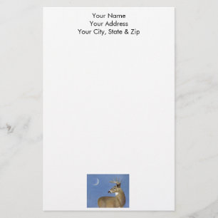 White Tail Buck Stationery