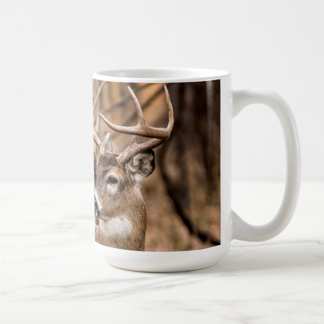 White Tail Deer Buck Coffee Mug (Right)