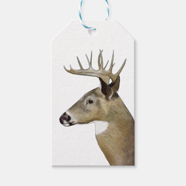 White Tail Deer Gift Tags (Front)