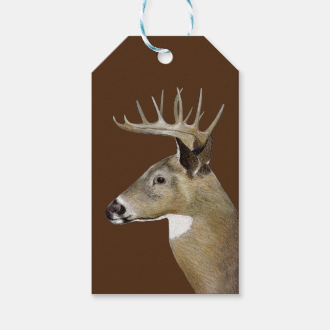 White Tail Deer Gift Tags (Front)