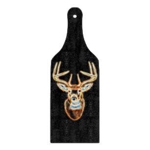 White tail Deer Head Energy Spirit Cutting Board