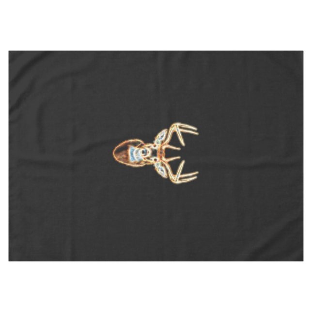 White Tail Head Energy Spirit Tablecloth (Front (Horizontal))