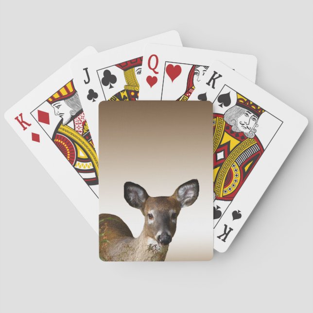White-Tailed Deer Animal Playing Cards (Back)