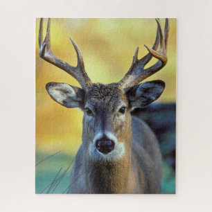 White-Tailed Deer Autumn Jigsaw Puzzle