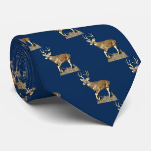 White Tailed Deer Buck Neck Tie