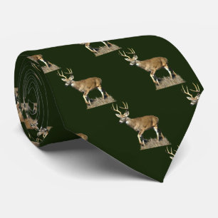 White Tailed Deer Buck Neck Tie