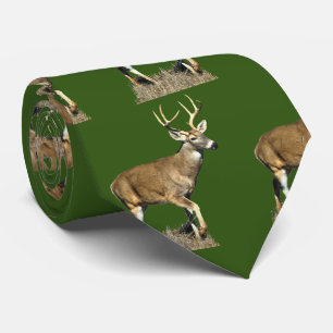 White Tailed Deer Buck Neck Tie