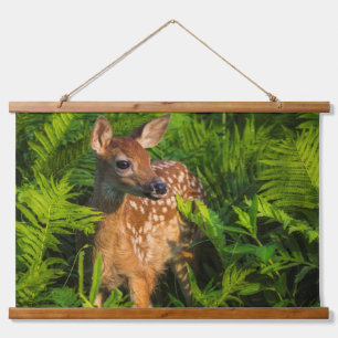 White-tailed Deer Fawn   Minnesota Hanging Tapestry