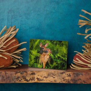 White-tailed Deer Fawn Minnesota Plaque